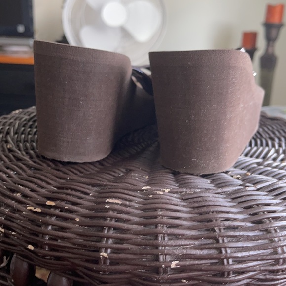 Redvolution brown platform flip flops - Picture 3 of 5